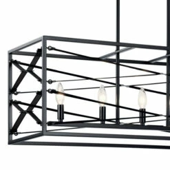 Discount ❤️ Kichler Lighting Sevan 5-Light Linear Chandelier Black ❤️ -Kichler Lighting Shop unnamed file 5760