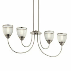 Best deal 🥰 Kichler Lighting Voclain 4-Light Linear Chandelier Brushed Nickel 🎉 -Kichler Lighting Shop unnamed file 5774