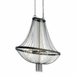 Cheapest 😉 Kichler Lighting Alexia 5-Light Foyer Chandelier Beads Textured Black 🤩 -Kichler Lighting Shop unnamed file 5777