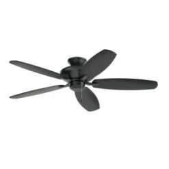 Deals 😀 Kichler Lighting Kichler Renew Energy Star Qualified 52 Inch Ceiling Fan Satin Black With Reversible Blades 😍