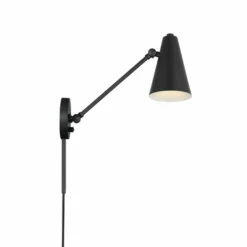 Discount 😉 Kichler Lighting Sylvia 19.75 In. 1-Light Black Wall Sconce 🎁 -Kichler Lighting Shop unnamed file 5904