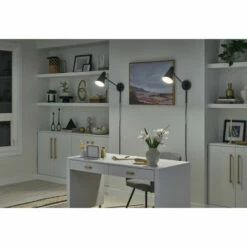 Discount 😉 Kichler Lighting Sylvia 19.75 In. 1-Light Black Wall Sconce 🎁 -Kichler Lighting Shop unnamed file 5907