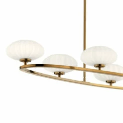 Outlet 🔥 Kichler Lighting Pim 6-Light Oval Chandelier Fox Gold 👏 -Kichler Lighting Shop unnamed file 5919
