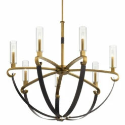 Hot Sale 👍 Kichler Lighting Artem 7-Light Chandelier Glass Cylinder Natural Brass ⭐ -Kichler Lighting Shop unnamed file 5932
