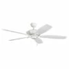 Best Sale 🛒 Kichler Lighting Canfield Collection 60-inch White Ceiling Fan 😍 -Kichler Lighting Shop unnamed file 5949
