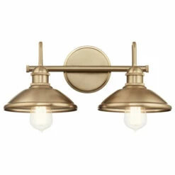 Budget 🤩 Kichler Lighting Clyde 17 In. 2-Light Champagne Bronze Vanity Light 💯 -Kichler Lighting Shop unnamed file 5964