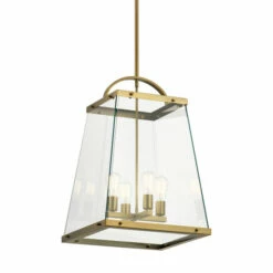 Cheapest 🧨 Kichler Lighting Darton 4-Light Large Foyer Pendant Natural Brass ⭐ -Kichler Lighting Shop unnamed file 5974