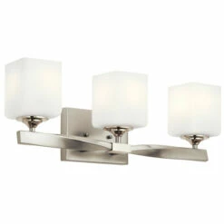 Best Sale βοΈ Kichler Lighting Marette 3-Light Vanity Light Brushed Nickel π₯°