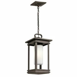 Best Pirce 😍 Kichler Lighting South Hope Collection 1-light Rubbed Bronze Outdoor Pendant 👍