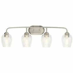 Promo ✨ Kichler Lighting Kichler Valserrano 33.50 Inch 4 Light Vanity Light With Clear Seeded Glass In Brushed Nickel 🔥 -Kichler Lighting Shop unnamed file 6063