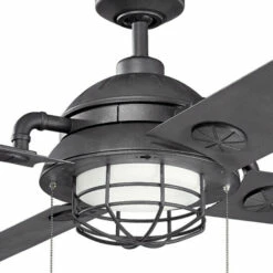 Best reviews of 👍 Kichler Lighting Maor Collection 65-inch Distressed Black Ceiling Fan W/LED Light 🤩 -Kichler Lighting Shop unnamed file 6079