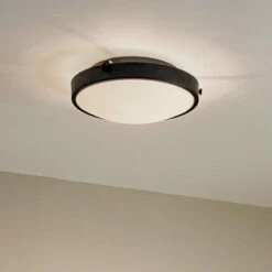 Budget ⌛ Kichler Lighting Lytham 20.5 Inch 3-Light Flush Mount Light Black 🔔 -Kichler Lighting Shop unnamed file 6162