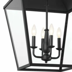 Best reviews of 💯 Kichler Lighting Dame 27 Inch 4-Light Foyer Pendant Textured Black With Clear Glass 🎁 -Kichler Lighting Shop unnamed file 6175