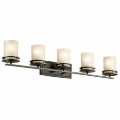 Discount 🌟 Kichler Lighting Hendrik Collection 5-light Olde Bronze Bath/Vanity Light 🌟