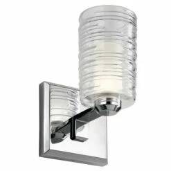 Outlet 🔔 Kichler Lighting Kichler Giarosa 10 Inch 1 Light Wall Sconce In Chrome ❤️