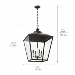 Best deal ✔️ Kichler Lighting Dame 27 Inch 4-Light Foyer Pendant Anvil Iron With Clear Glass 🎉 -Kichler Lighting Shop unnamed file 6267
