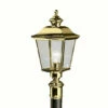 Best Pirce 💯 Kichler Lighting Bay Shore Collection 1-light Polished Brass Outdoor Post Lantern 🔥
