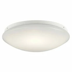 Best Pirce 😀 Kichler Lighting Utilitarian 1-light White LED Flush Mount 👍