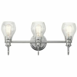 Cheap 😍 Kichler Lighting Greenbrier Collection 3-light Chrome Bath/Vanity Light ✔️