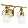 Cheapest 🥰 Kichler Lighting Everett 16 In. 2-Light Natural Brass Vanity Light With Clear Glass 🤩 -Kichler Lighting Shop unnamed file 6310