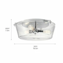 Coupon 🌟 Kichler Lighting Alton Collection 3-light Chrome Flush Mount 👏 -Kichler Lighting Shop unnamed file 6327