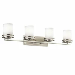 Buy ❤️ Kichler Lighting Hendrik Collection 4-light Brushed Nickel Bath/Vanity Light ⭐