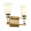 Promo ✨ Kichler Lighting Rosalind 14.25 In. 2-Light Brushed Natural Brass Vanity Light 😀 -Kichler Lighting Shop unnamed file 6367