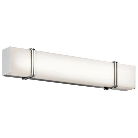 Buy π€© Kichler Lighting Impello Collection 30-inch Chrome LED Linear Bath/Vanity Light β€οΈ 3 Buy π€© Kichler Lighting Impello Collection 30-inch Chrome LED Linear Bath/Vanity Light β€οΈ