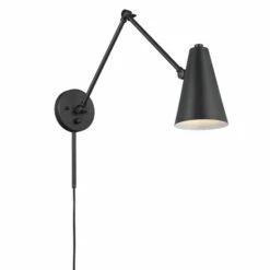 Cheapest ⭐ Kichler Lighting Sylvia 32.5 In. 1-Light Black Wall Sconce 😉