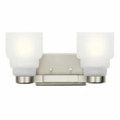 Budget 😀 Kichler Lighting Vionnet 2-Light Vanity Light Brushed Nickel 😀 -Kichler Lighting Shop unnamed file 6407