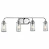 Discount 👏 Kichler Lighting Braelyn Collection 4-light Chrome Bath/Vanity Light 👏