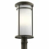 Wholesale 😉 Kichler Lighting Toman Collection 1-light Olde Bronze Outdoor Post Mount 🛒