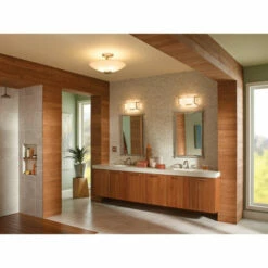 Promo π― Kichler Lighting Crescent View Collection 3-light Brushed Nickel Bath/Vanity Light π―