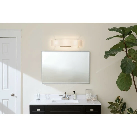 Promo π― Kichler Lighting Crescent View Collection 3-light Brushed Nickel Bath/Vanity Light π― 5 Promo π― Kichler Lighting Crescent View Collection 3-light Brushed Nickel Bath/Vanity Light π― - Image 3