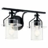 Coupon ✨ Kichler Lighting Everett 16 In. 2-Light Black Vanity Light With Clear Glass ❤️ -Kichler Lighting Shop unnamed file 6471
