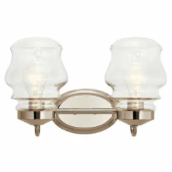 Cheap 🔔 Kichler Lighting Janiel 2-Light Vanity Light Polished Nickel ✔️ -Kichler Lighting Shop unnamed file 6497