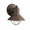 Cheapest 😀 Kichler Lighting Seaside Collection 1-light Olde Bronze Outdoor Wall Sconce 🎉