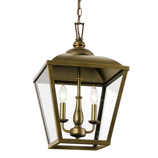 Flash Sale π Kichler Lighting Dame 19 Inch 2-Light Foyer Pendant Character Bronze With Clear Glass π 4 Flash Sale π Kichler Lighting Dame 19 Inch 2-Light Foyer Pendant Character Bronze With Clear Glass π - Image 2