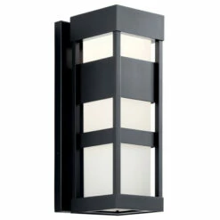 Cheapest π Kichler Lighting Ryler Outdoor LED Wall Light Black π