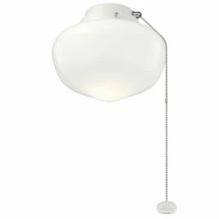 Deals ⌛ Kichler Lighting 8-inch LED Schoolhouse Light Kit White ✔️