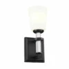 Cheapest 🎉 Kichler Lighting Rosalind 1-Light Black Wall Sconce With Glass Shade - 12.5 In 💯 -Kichler Lighting Shop unnamed file 6560