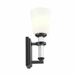 Cheapest 🎉 Kichler Lighting Rosalind 1-Light Black Wall Sconce With Glass Shade - 12.5 In 💯 -Kichler Lighting Shop unnamed file 6562