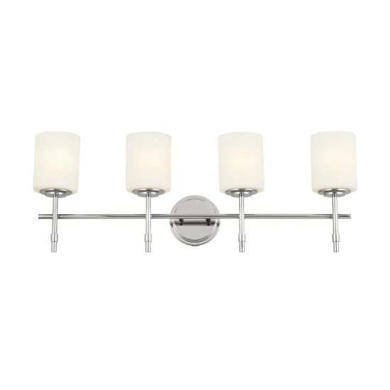 Deals π€© Kichler Lighting Ali 32.5 In. 4-Light Polished Nickel Vanity Light β€οΈ 4 Deals π€© Kichler Lighting Ali 32.5 In. 4-Light Polished Nickel Vanity Light β€οΈ - Image 2