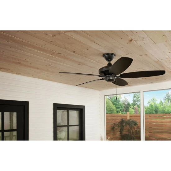 Best Sale π Kichler Lighting Kichler Renew Patio 52 Inch Ceiling Fan Satin Black With Reversible Blades 𧨠10 Best Sale π Kichler Lighting Kichler Renew Patio 52 Inch Ceiling Fan Satin Black With Reversible Blades 𧨠- Image 8