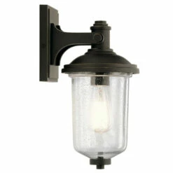 Deals 🛒 Kichler Lighting Kichler Harmont 12 Inch 1 Light Wall Light With Clear Seeded Glass In Olde Bronze 💯 -Kichler Lighting Shop unnamed file 6640