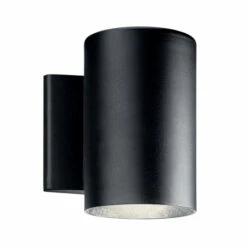 Wholesale ⭐ Kichler Lighting Kichler Cans And Bullets Textured Black Outdoor Wall Sconce 🎉