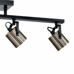 New 👍 Kichler Lighting Trabek 4-Light Rail Light Black 😀 -Kichler Lighting Shop unnamed file 6651