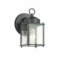 Hot Sale 💯 Kichler Lighting Traditional 1-light Black Outdoor Wall Lantern 🧨