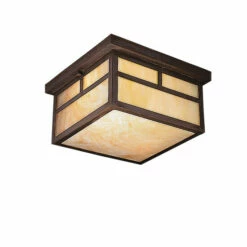 Budget 🎁 Kichler Lighting Alameda Collection 2-light Canyon View Outdoor Flush Mount 🤩
