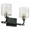 Top 10 😉 Kichler Lighting Kichler Harvan 15 Inch 2 Light Vanity Light With Clear Ribbed Glass In Black ❤️ -Kichler Lighting Shop unnamed file 6687